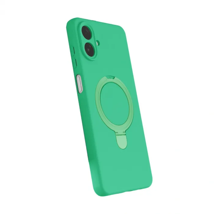 Samsung Galaxy A07 4g Regal Magsafe Standlı Kapak - Yeşil