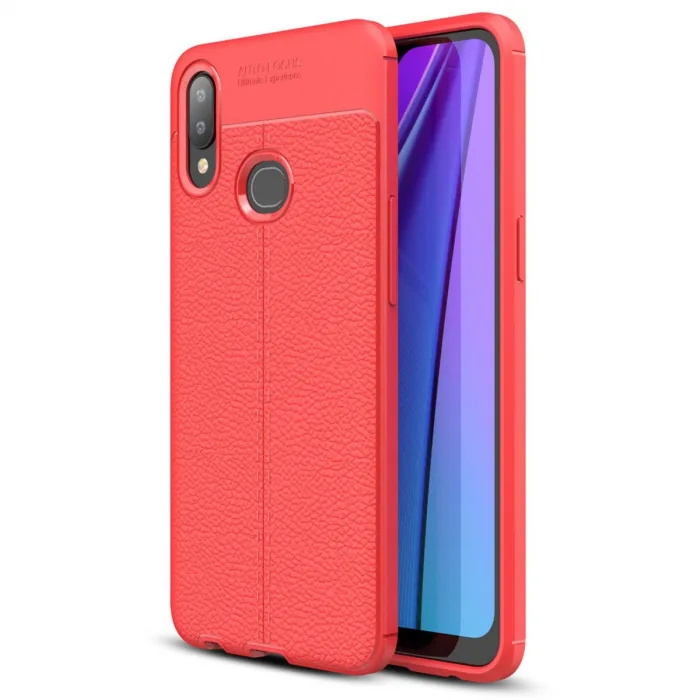 Samsung Galaxy A10s Kılıf Auto Focus Kapak - Kırmızı