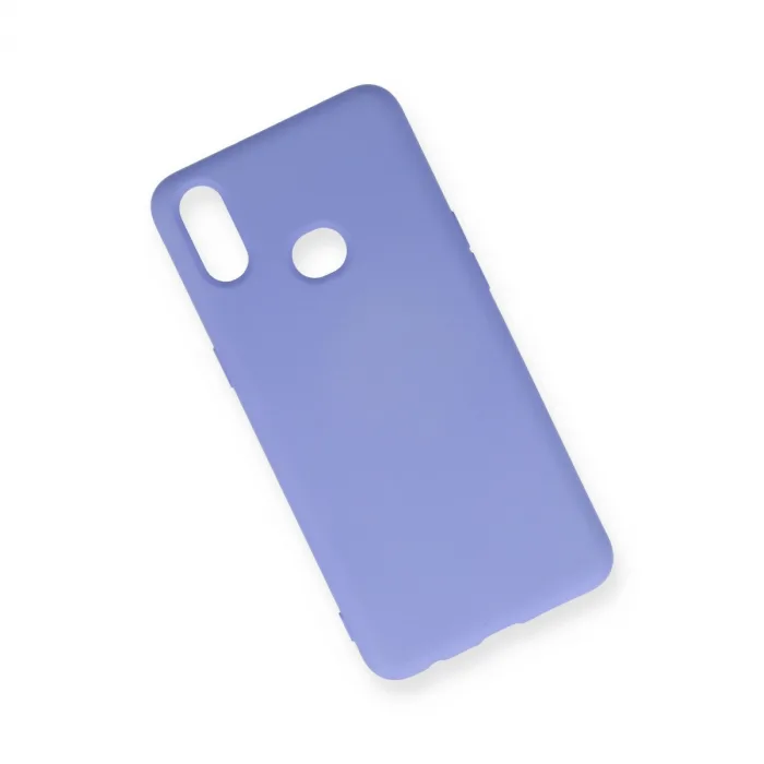 Samsung Galaxy A10s Kılıf Nano İçi Kadife Silikon - Lila