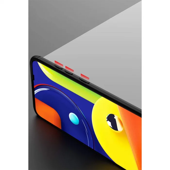 Samsung Galaxy A11 Kılıf Range Yüzüklü Silikon - Kırmızı