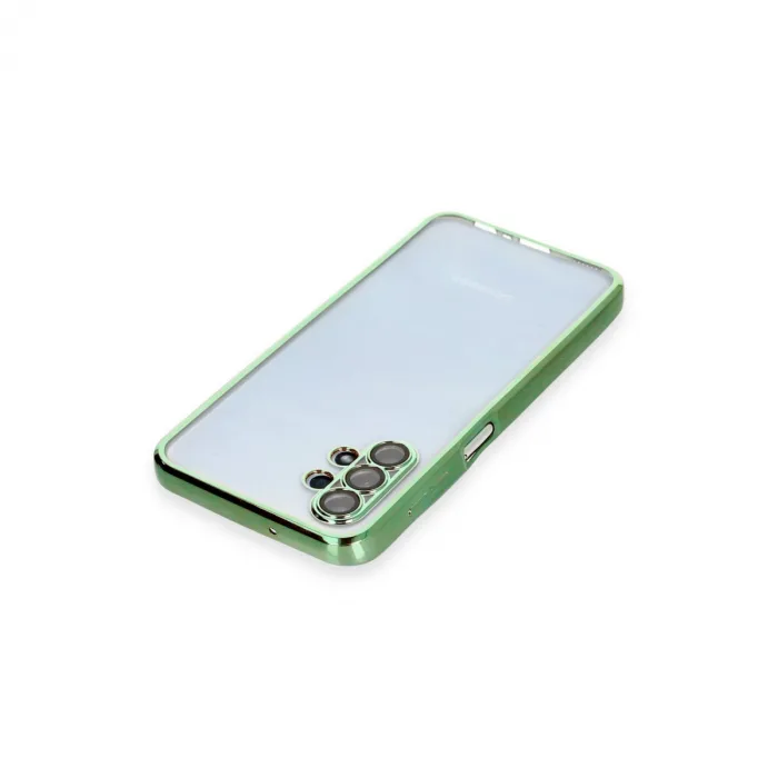 Samsung Galaxy A13 4g Kılıf Razer Lensli Silikon - Yeşil