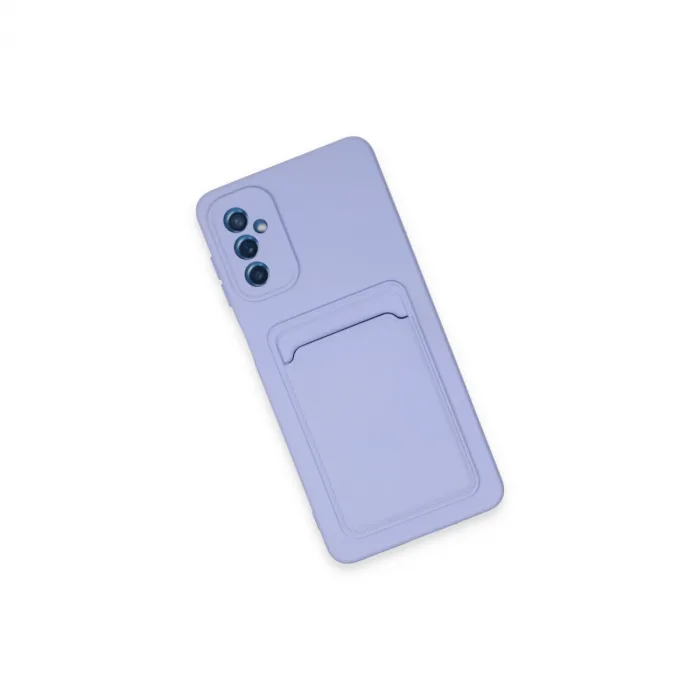 Samsung Galaxy A14 4g Kılıf Kelvin Kartvizitli Silikon - Lila