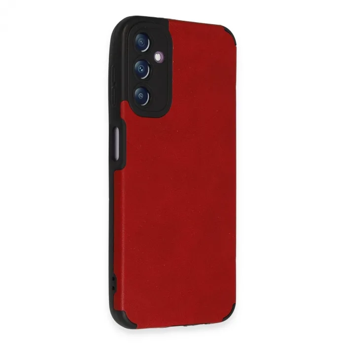 Samsung Galaxy A14 4g Kılıf Loop Deri Silikon - Kırmızı