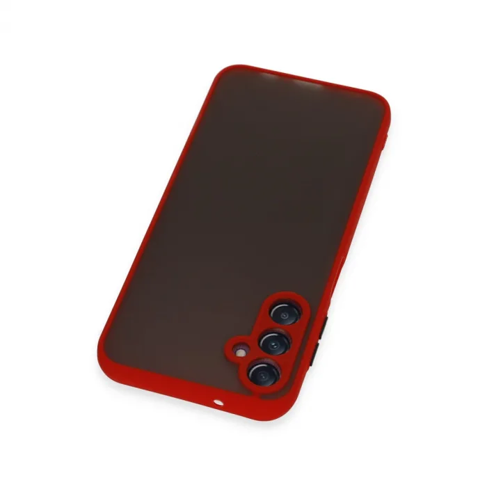 Samsung Galaxy A14 4g Kılıf Montreal Silikon Kapak - Kırmızı