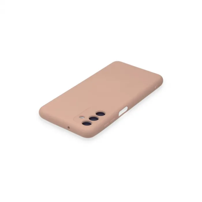 Samsung Galaxy A14 4g Kılıf Nano İçi Kadife Silikon - Pudra