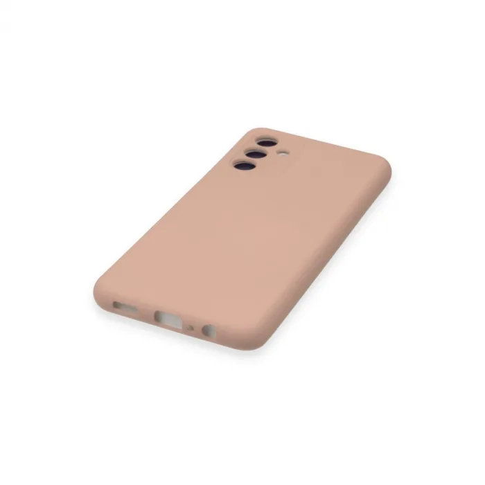 Samsung Galaxy A14 4g Kılıf Nano İçi Kadife Silikon - Pudra