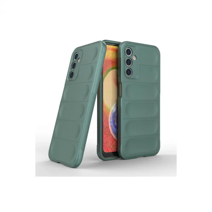 Samsung Galaxy A14 4g Kılıf Optimum Silikon - Koyu Yeşil
