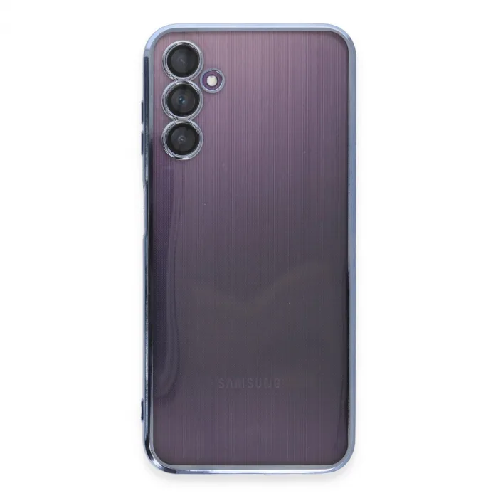 Samsung Galaxy A14 4g Kılıf Razer Lensli Silikon - Açık Mavi