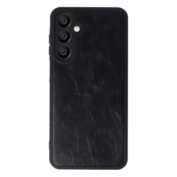 Samsung Galaxy A16 5g Kılıf Aras Deri Kapak - Siyah