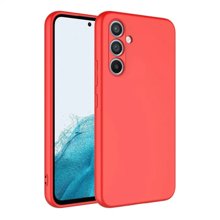 Samsung Galaxy A16 5g Kılıf First Silikon - Kırmızı