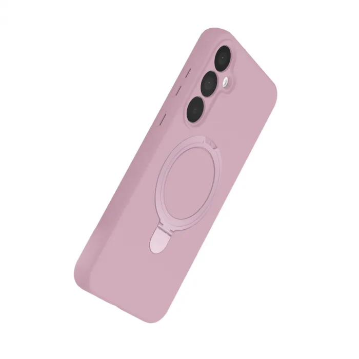 Samsung Galaxy A16 5g Regal Magsafe Standlı Kapak - Açık Pembe