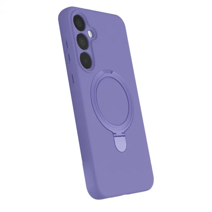 Samsung Galaxy A16 5g Regal Magsafe Standlı Kapak - Lila