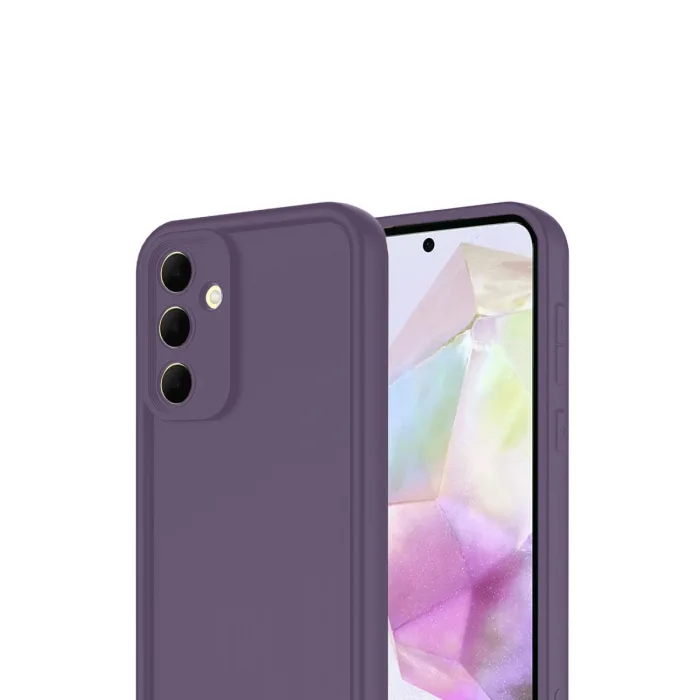 Samsung Galaxy A17 5g Viera Silikon - Mürdüm