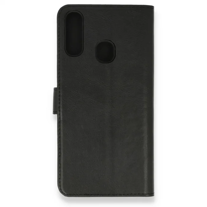 Samsung Galaxy A20s Kılıf Trend S Plus Kapaklı Kılıf - Siyah