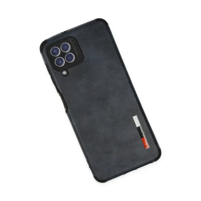 Samsung Galaxy A22 Kılıf Loop Deri Silikon - Lacivert