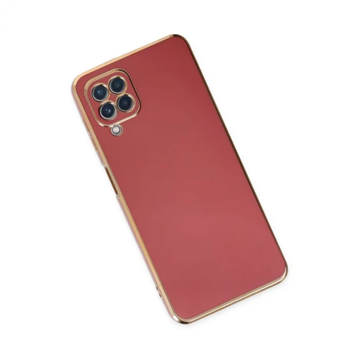 Samsung Galaxy A22 Kılıf Volet Silikon - Kırmızı