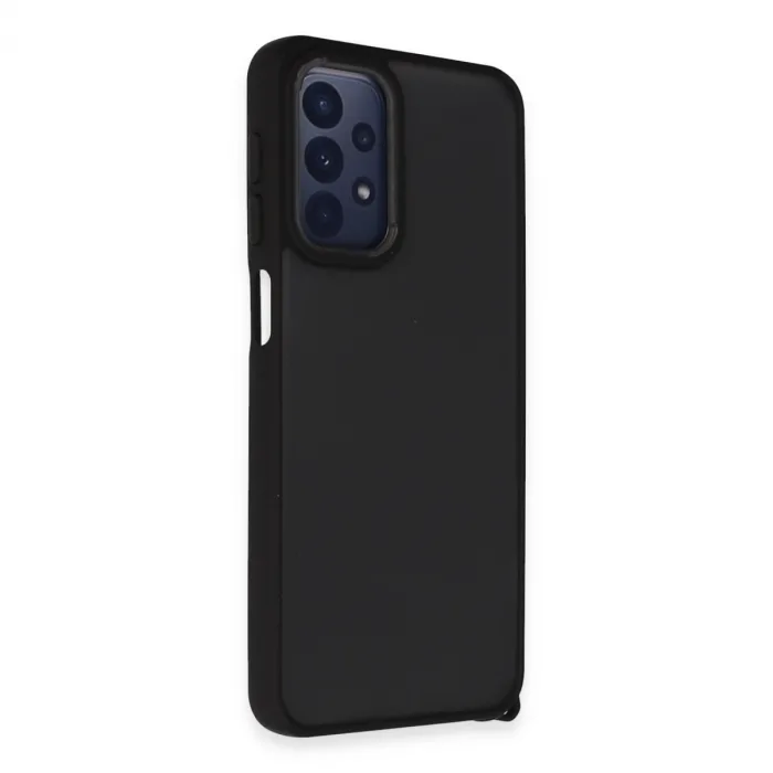 Samsung Galaxy A23 4g Kılıf Elegant Kapak - Siyah