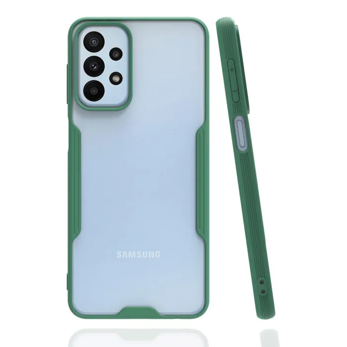 Samsung Galaxy A23 4g Kılıf Platin Silikon - Yeşil