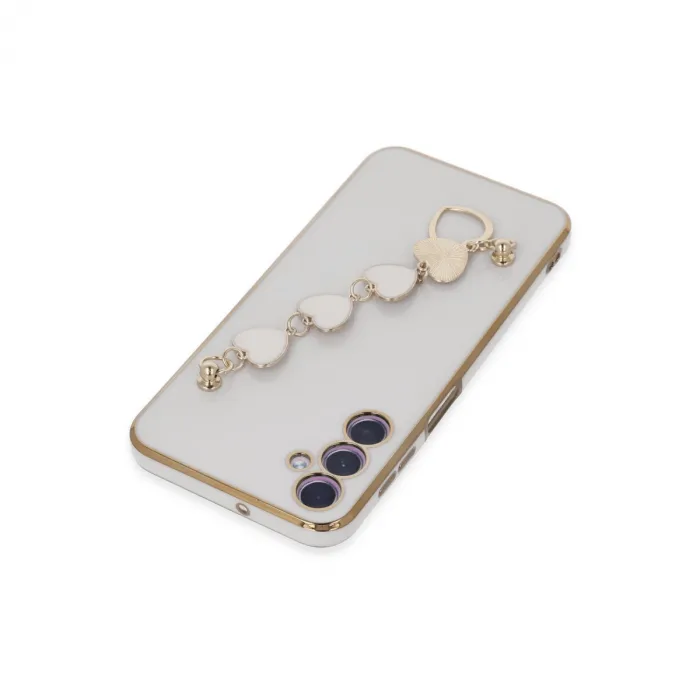 Samsung Galaxy A24 4g Kılıf Esila Silikon - Beyaz