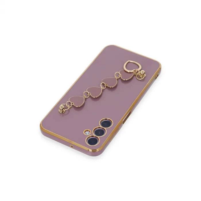 Samsung Galaxy A24 4g Kılıf Esila Silikon - Mor