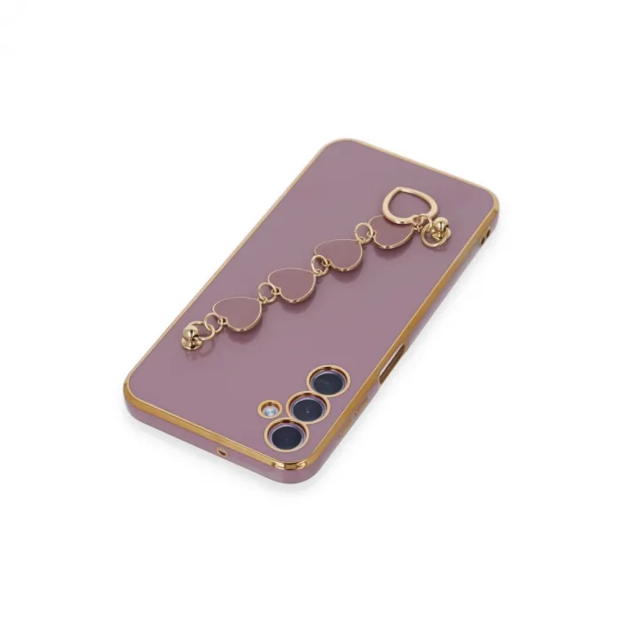 Samsung Galaxy A24 4g Kılıf Esila Silikon - Mor