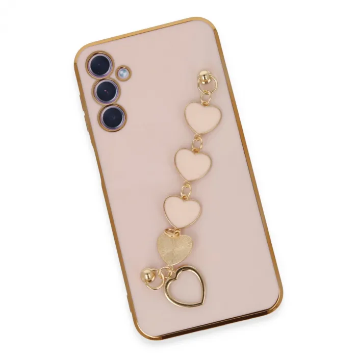 Samsung Galaxy A24 4g Kılıf Esila Silikon - Pudra