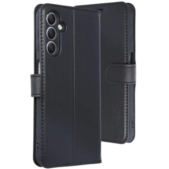 Samsung Galaxy A24 4g Kılıf Trend S Plus Kapaklı Kılıf - Siyah