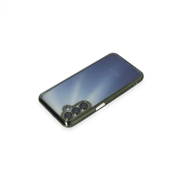 Samsung Galaxy A25 5g Kılıf Razer Lensli Silikon - Yeşil