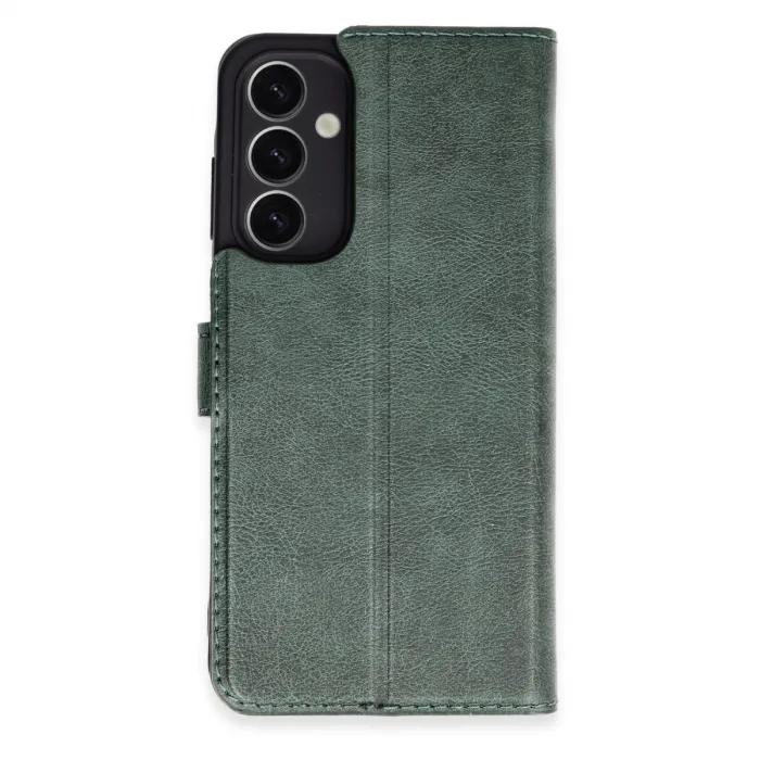 Samsung Galaxy A25 5g Kılıf Trend S Plus Kapaklı Kılıf - Yeşil