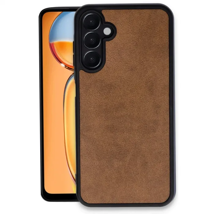 Samsung Galaxy A26 Kılıf Aras Deri Kapak - Taba