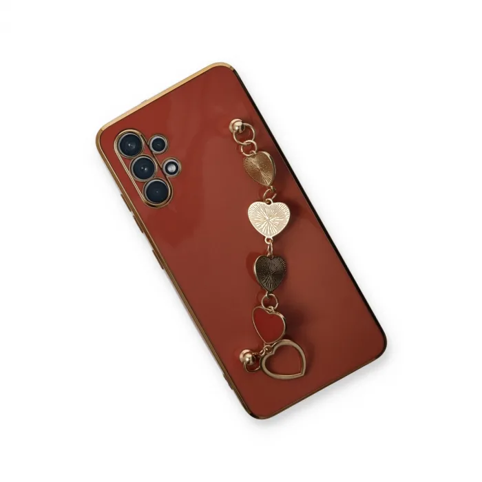 Samsung Galaxy A32 Kılıf Esila Silikon - Kırmızı