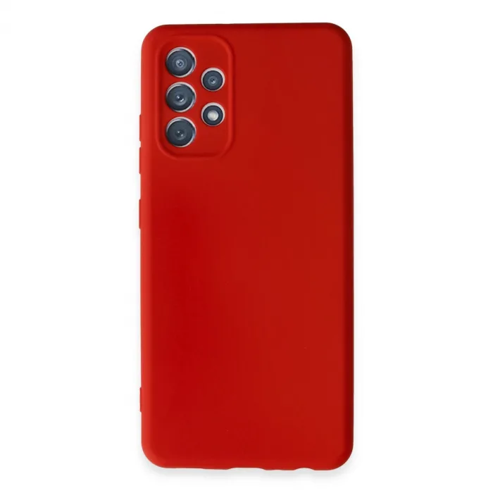 Samsung Galaxy A32 Kılıf First Silikon - Kırmızı