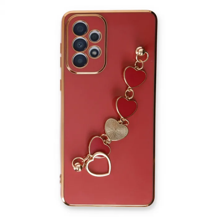 Samsung Galaxy A33 5g Kılıf Esila Silikon - Kırmızı