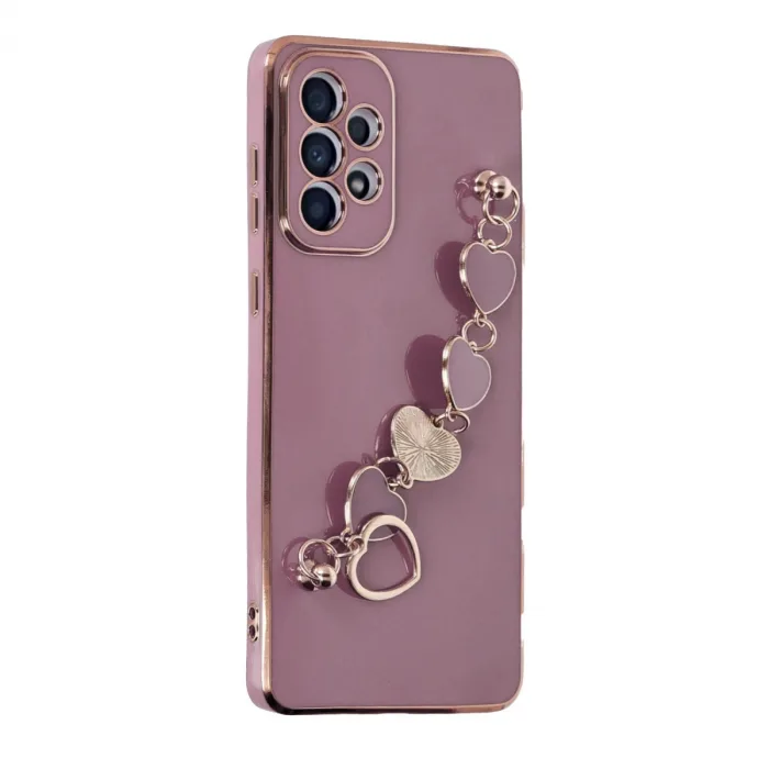 Samsung Galaxy A33 5g Kılıf Esila Silikon - Mor