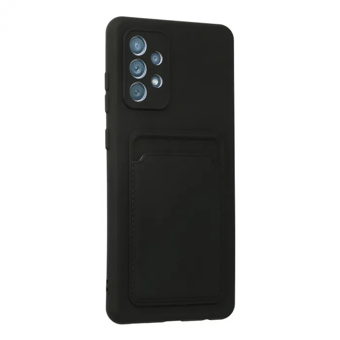 Samsung Galaxy A33 5g Kılıf Kelvin Kartvizitli Silikon - Siyah