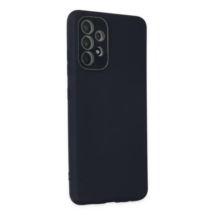 Samsung Galaxy A33 5g Kılıf Lansman Glass Kapak - Lacivert