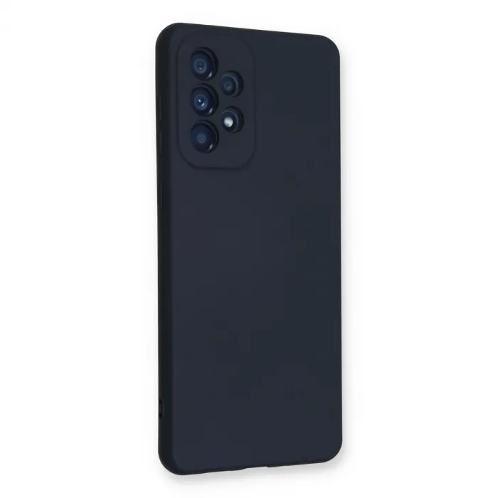 Samsung Galaxy A33 5g Kılıf Nano İçi Kadife Silikon - Lacivert