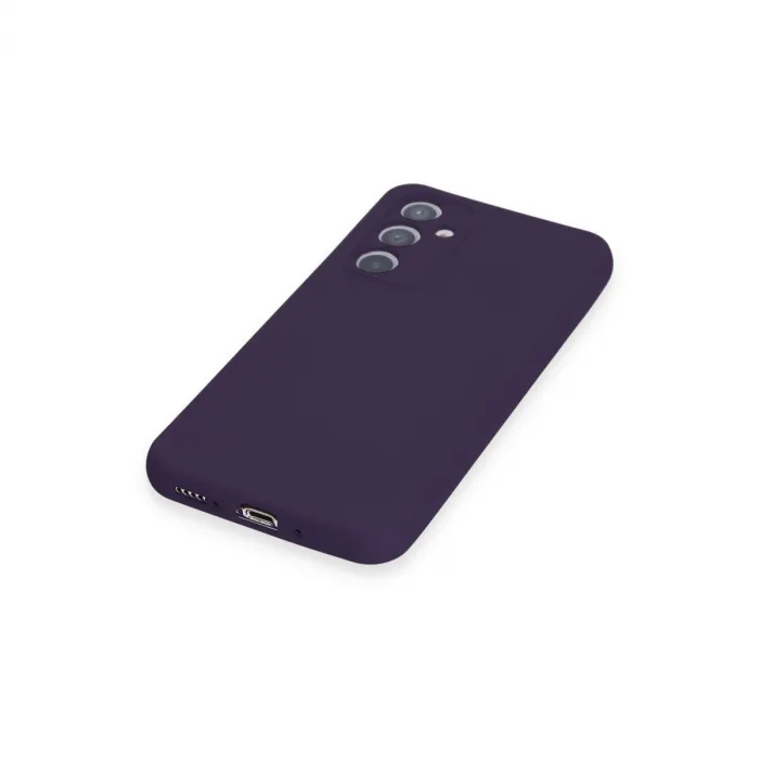 Samsung Galaxy A34 5g Kılıf Nano İçi Kadife Silikon - Mor
