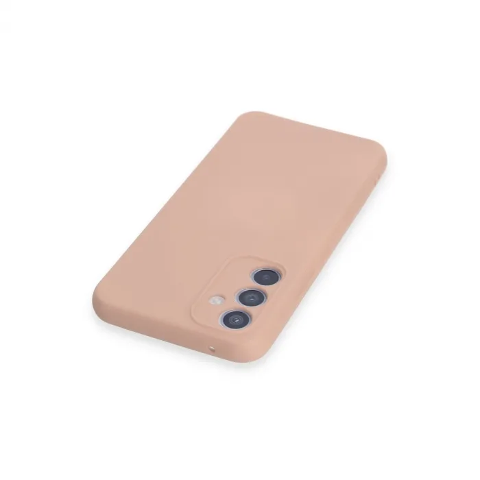 Samsung Galaxy A34 5g Kılıf Nano İçi Kadife Silikon - Pudra