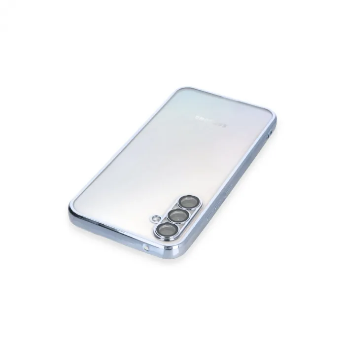 Samsung Galaxy A34 5g Kılıf Razer Lensli Silikon - Açık Mavi