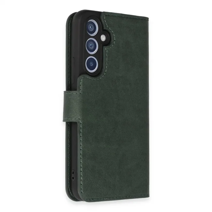 Samsung Galaxy A34 5g Kılıf Trend S Plus Kapaklı Kılıf - Yeşil