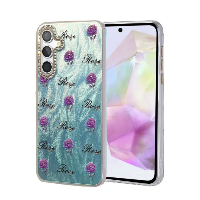 Samsung Galaxy A35 5g Kılıf Blade Aynalı Desenli Kapak - Desen 9