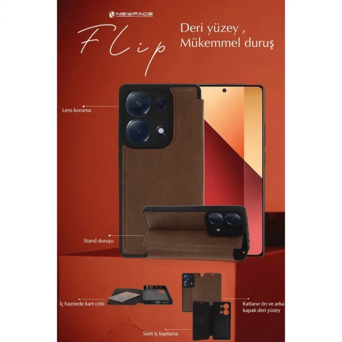 Samsung Galaxy A35 5g Kılıf Flip Cover - Siyah
