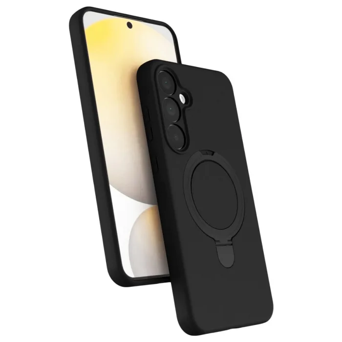 Samsung Galaxy A35 5g Regal Magsafe Standlı Kapak - Siyah
