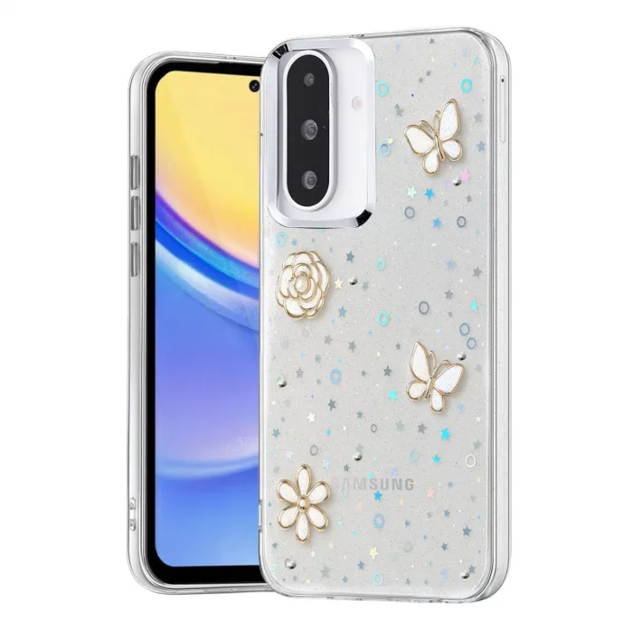 Samsung Galaxy A36 Fiyonk Desenli Kapak - Desen 10