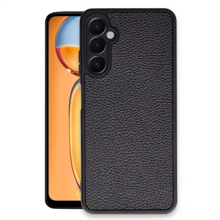 Samsung Galaxy A36 Kılıf Aras Deri Kapak - Siyah