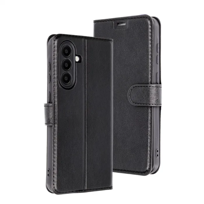 Samsung Galaxy A36 Kılıf Trend S Plus Kapaklı Kılıf - Siyah