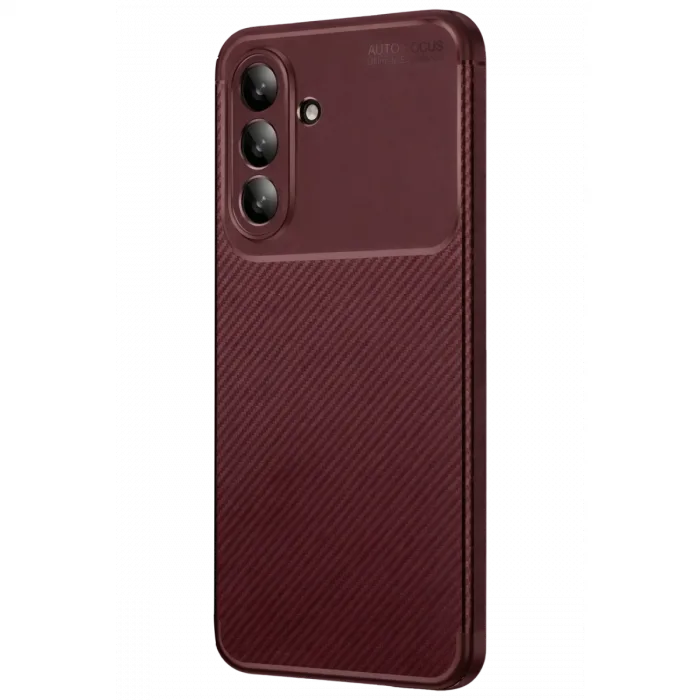 Samsung Galaxy A37 5g Auto Focus Karbon Kapak - Bordo