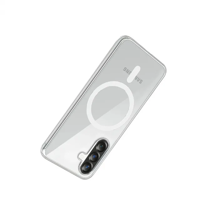 Samsung Galaxy A37 5g Combo Sert Şeffaf Magsafe Kapak - Şeffaf