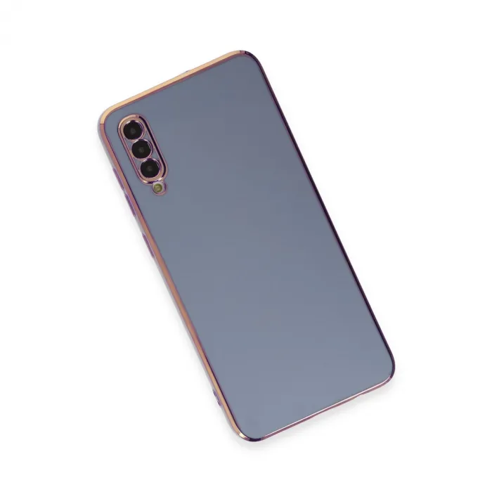 Samsung Galaxy A50 Kılıf Volet Silikon - Mavi